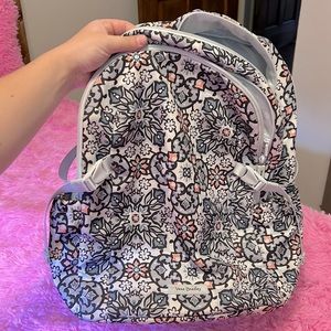 Vera Bradley backpack and matching pencil case 🩵🩷🩶